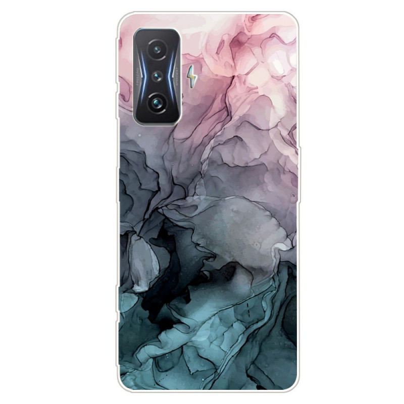 Coque Poco F4 GT Marbre Aquarelle