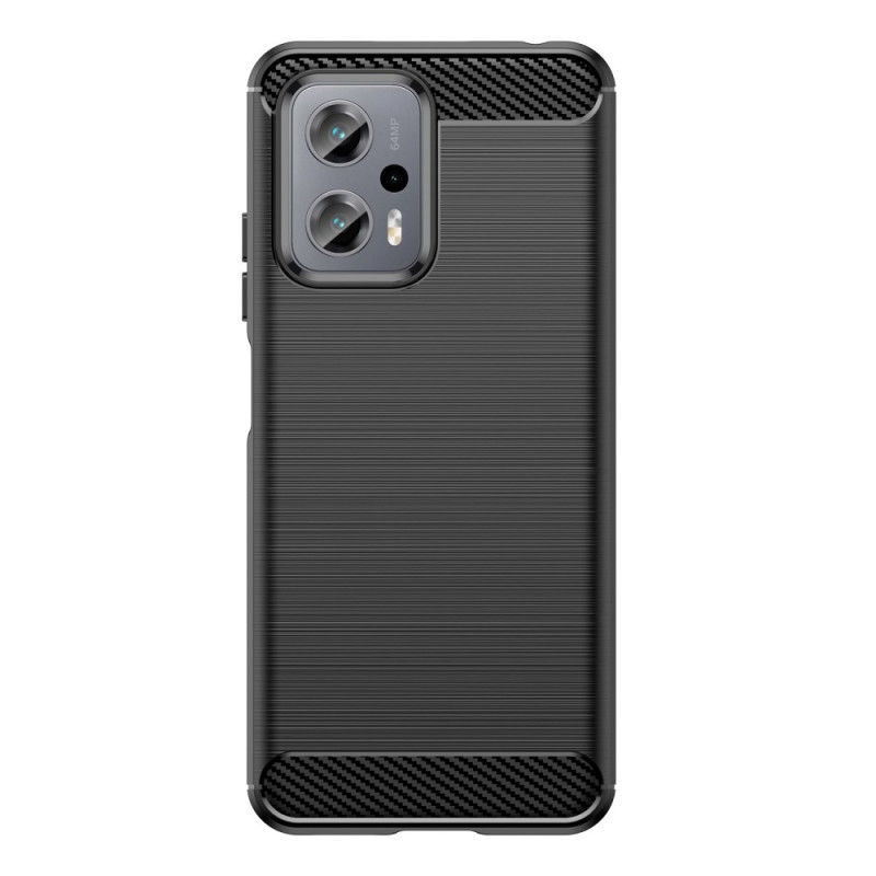 Coque Xiaomi Redmi Note 12T Pro/Poco X4 GT Fibre Carbone Brossée