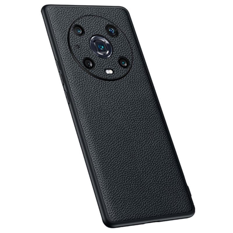 Coque Honor Magic 4 Pro Véritable Cuir Litchi