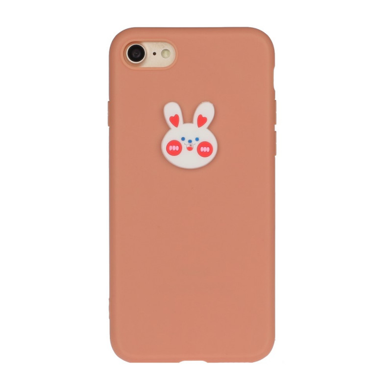 Coque iPhone SE 3 / SE 2 / 8 / 7 Silicone Lapin