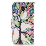 Housse Samsung Galaxy J5 2017 Arbre Coloré