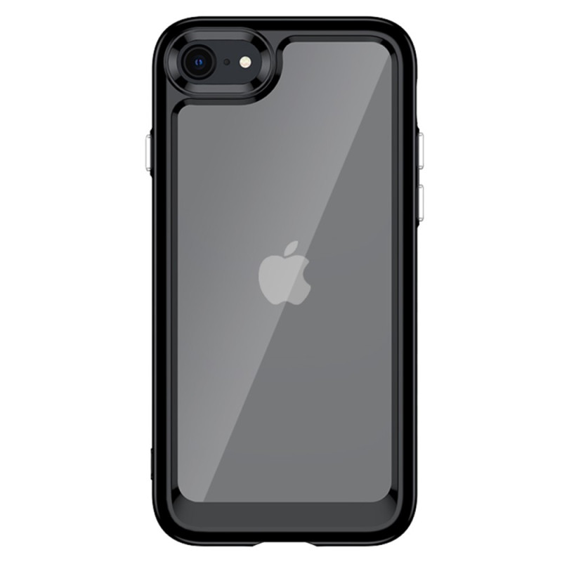 Coque iPhone SE 3 / SE 2 / 8 / 7 Transparente avec Cadre Coloré