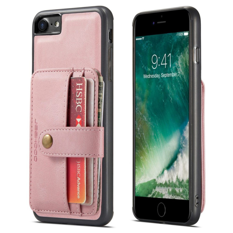 Coque iPhone SE 3 / SE 2 / 8 / 7 Porte-Cartes Détachable Anti-Vol