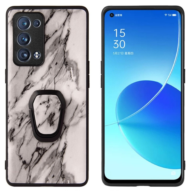 Coque Oppo Reno 6 Pro 5G Anneau Tendance Motifs et Animal