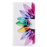 Housse Samsung Galaxy J7 2017 Fleur Aquarelle