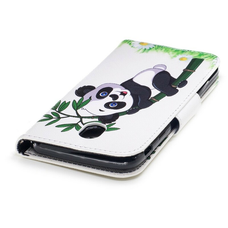 Housse Samsung Galaxy J7 2017 Panda Sur Le Bambou