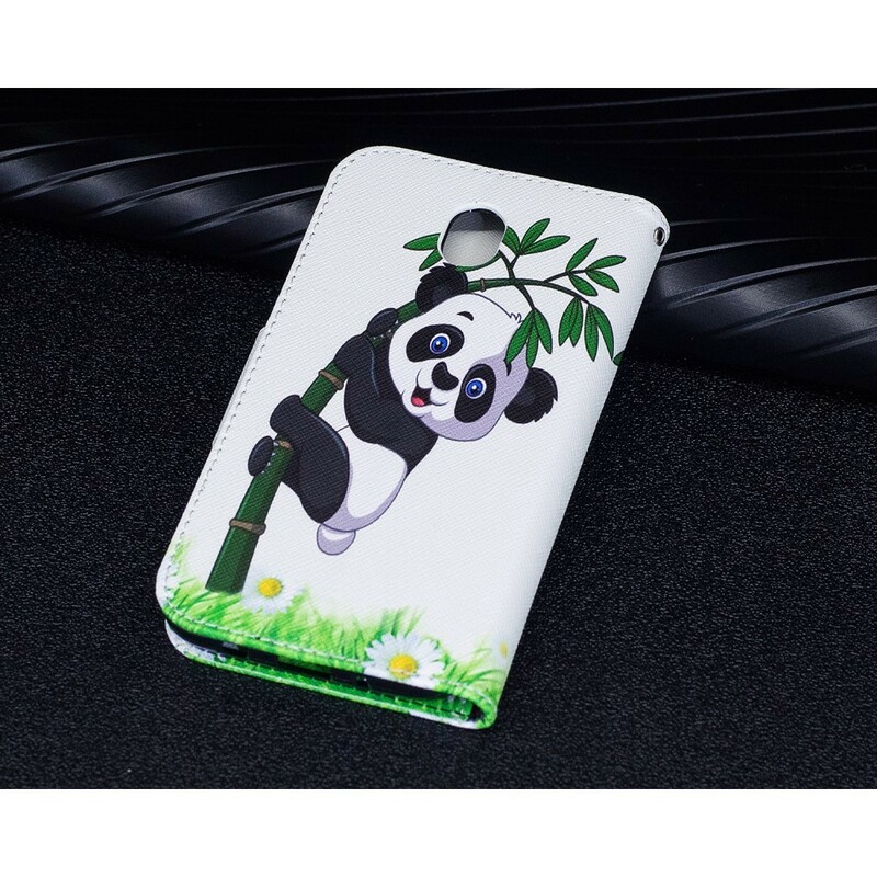 Housse Samsung Galaxy J7 2017 Panda Sur Le Bambou