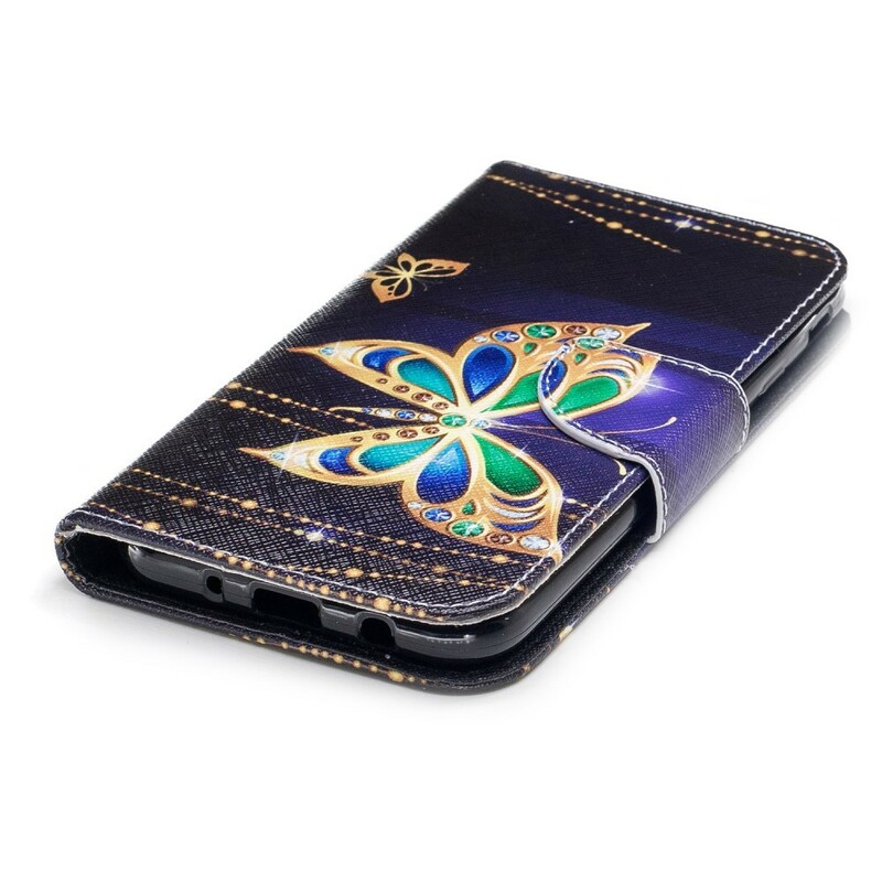 Housse Samsung Galaxy J7 2017 Papillon Magique