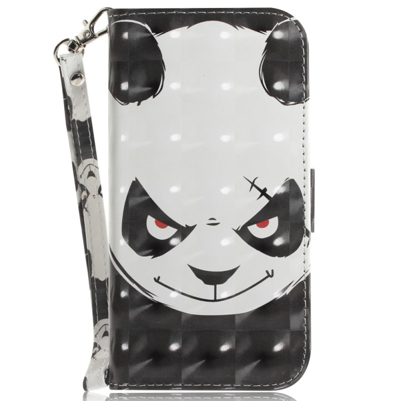 Housse OnePlus Nord 2T 5G Angry Panda à Lanière