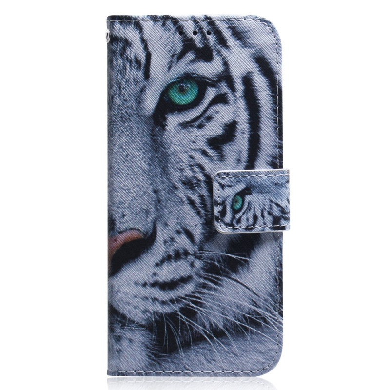 Housse Xiaomi Redmi 10C Tigre Blanc