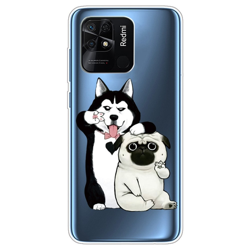 Coque Xiaomi Redmi 10C Drôles de Chiens