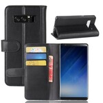 Housse Samng Galaxy Note 8 Cuir Fendu