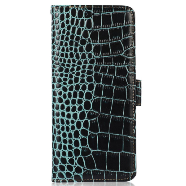 Housse iPhone 14 Pro Max Style Crocodile RFID