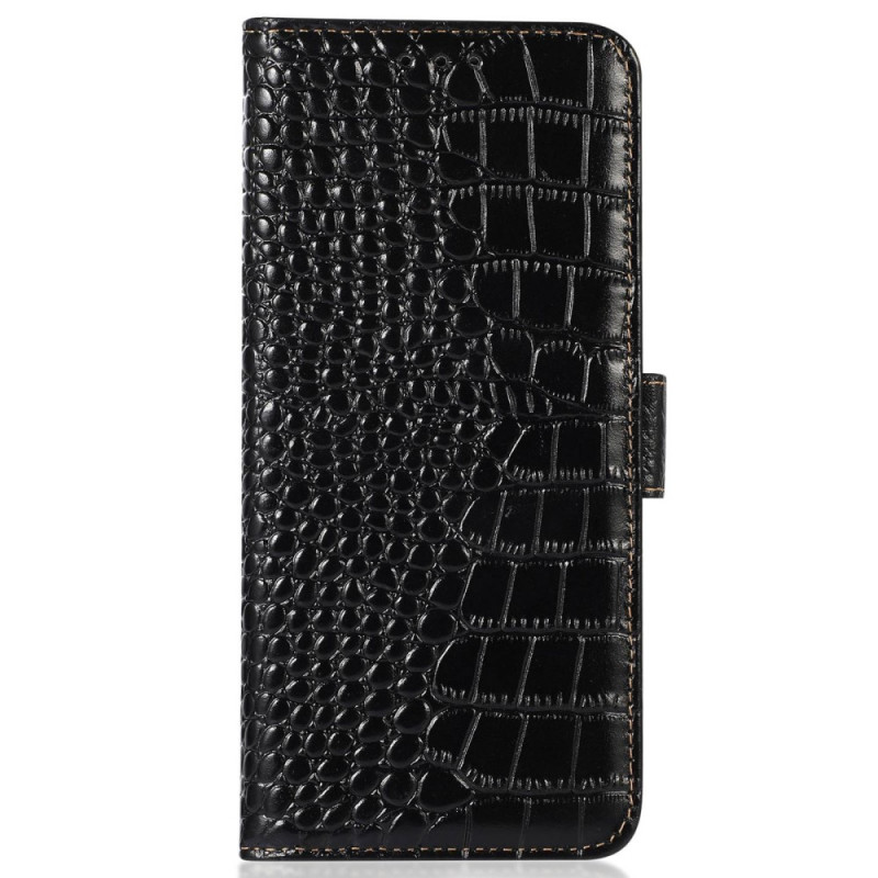 Housse iPhone 14 Pro Max Style Crocodile RFID