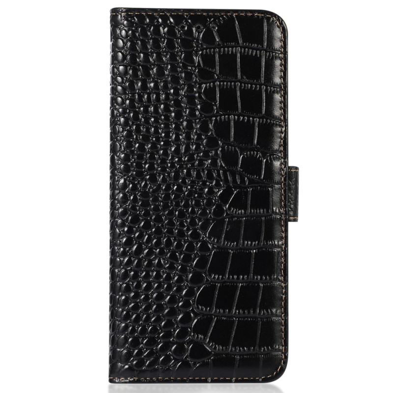 Housse OnePlus 10T 5G Style Crocodile RFID