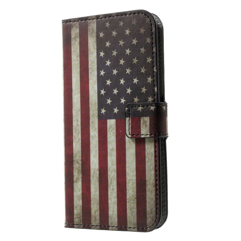 Housse iPhone X Drapeau USA