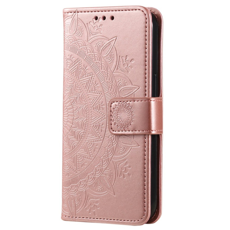 Housse Oppo Reno 8 Mandala Soleil à Lanière