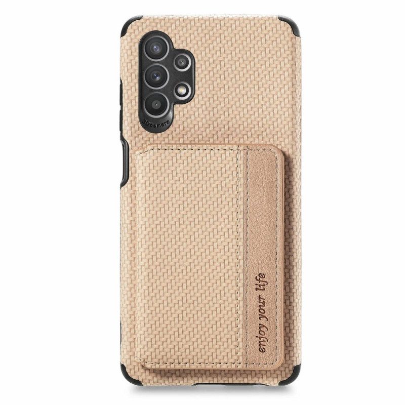 Coque Samsung Galaxy A23 5G Fibre Carbone Porte-Cartes