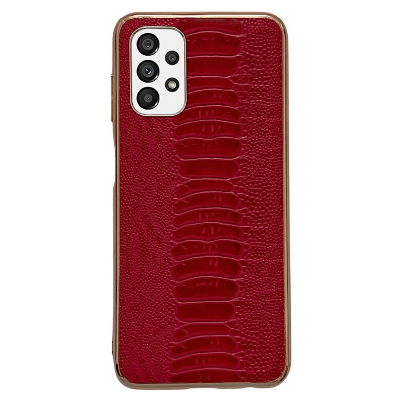 Coque Samsung Galaxy A23 5G Cuir Véritable Style Crocodile