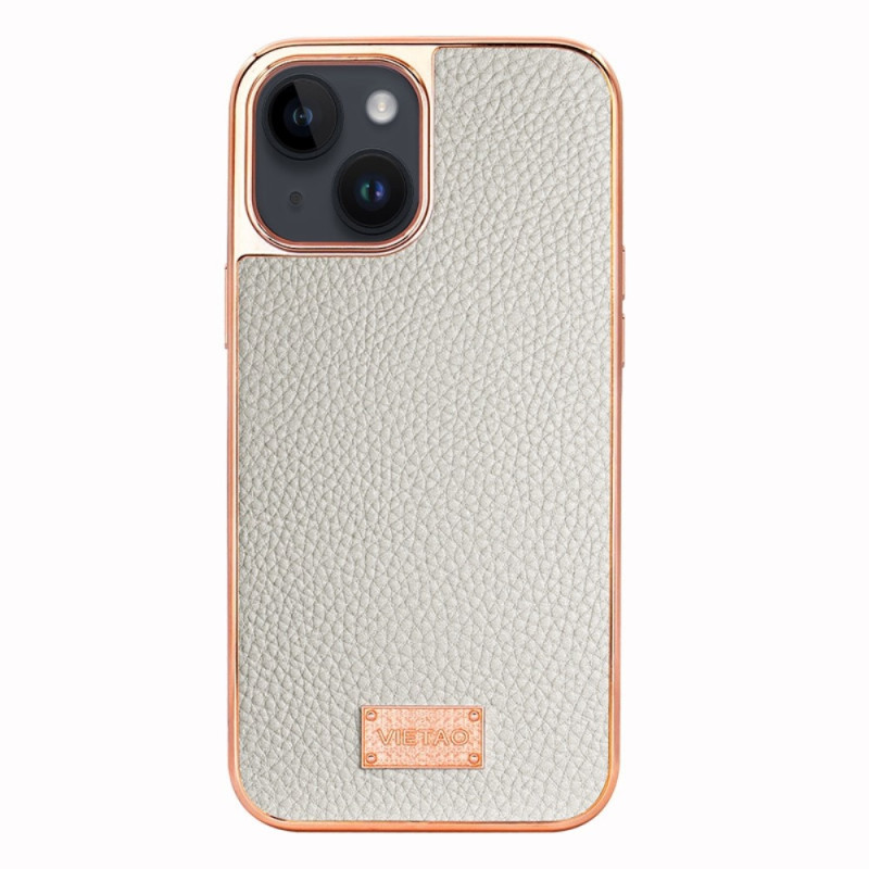 Coque iPhone 14 Plus Effet Cuir Litchi VIETAO