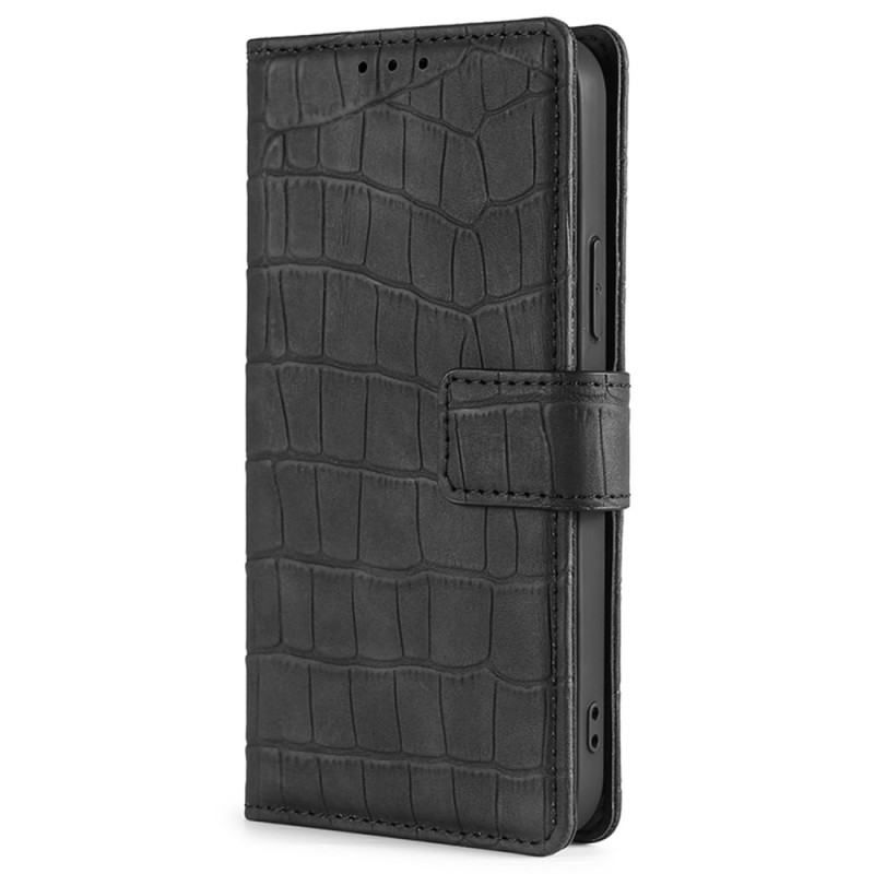 Housse iPhone 14 Plus Style Peau de Crocodile