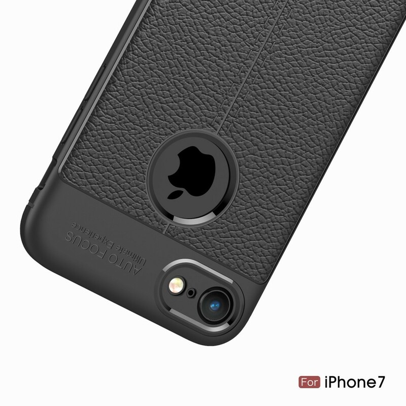 Coque iPhone 8/7 Effet Cuir Litchi