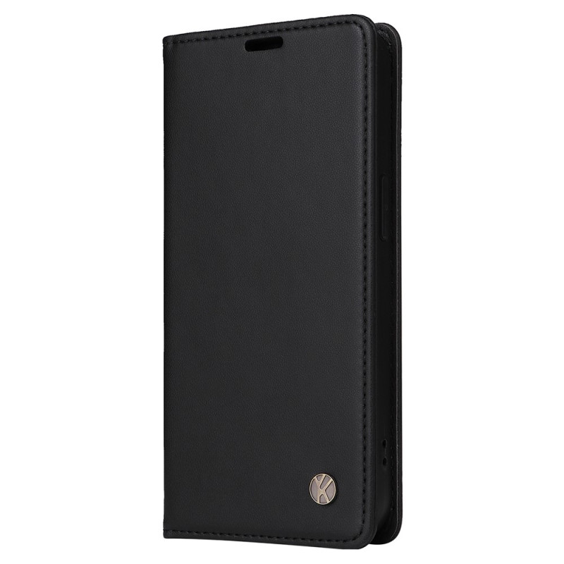 Flip Cover iPhone 13 Style Cuir Rivet YIKATU