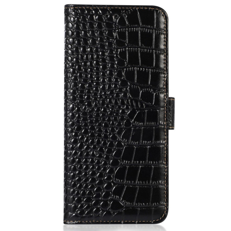 Housse Samsung Galaxy M13 Style Crocodile RFID