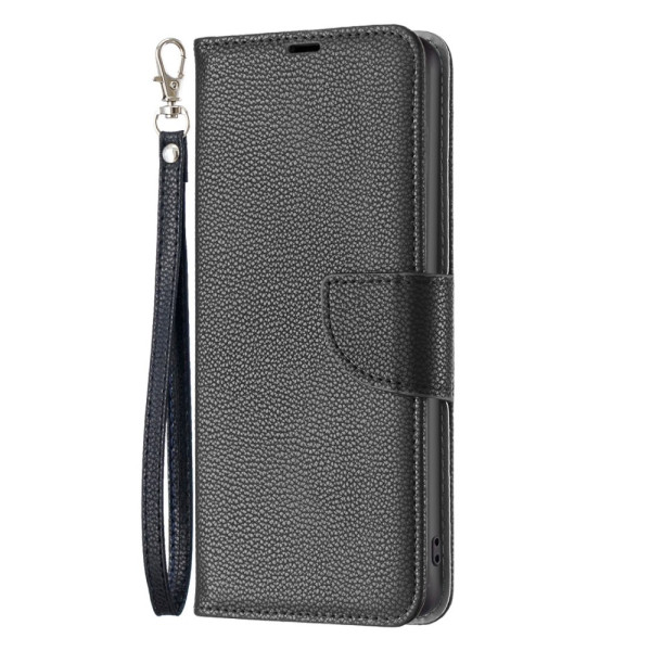 Housse Xiaomi 12T / 12T Pro Style Cuir Litchi à Lanière