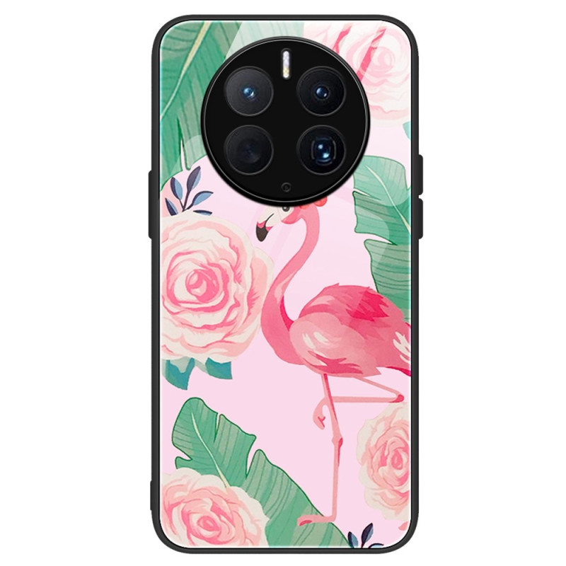 Coque Huawei Mate 50 Pro Verre Trempé Flamant Rose