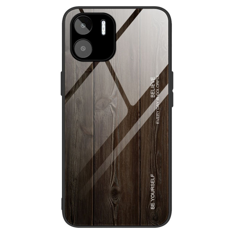 Coque Xiaomi Redmi A1/A2 Verre Trempé Design Bois