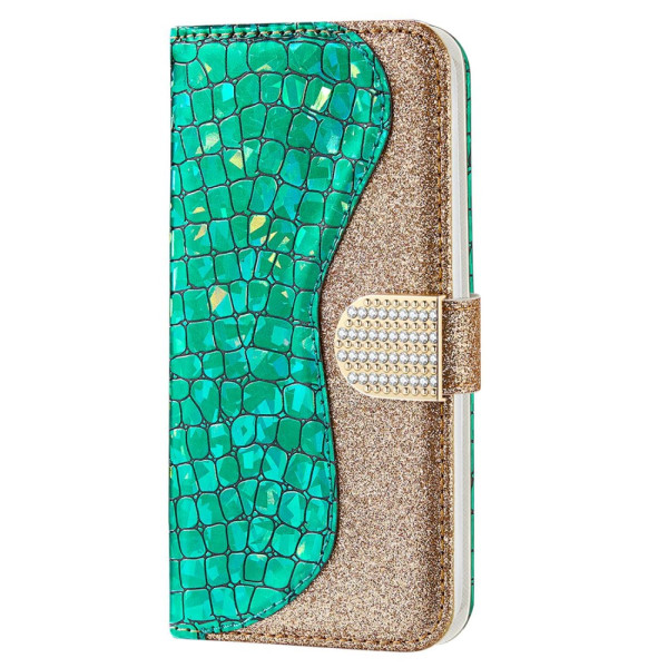 Housse Samsung Galaxy S23 5G Croco Diamants