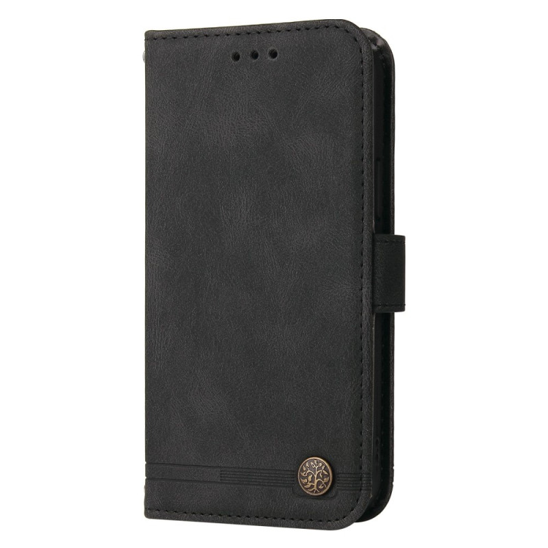 Housse Samsung Galaxy S23 5G Style Cuir avec Rivet Décorati