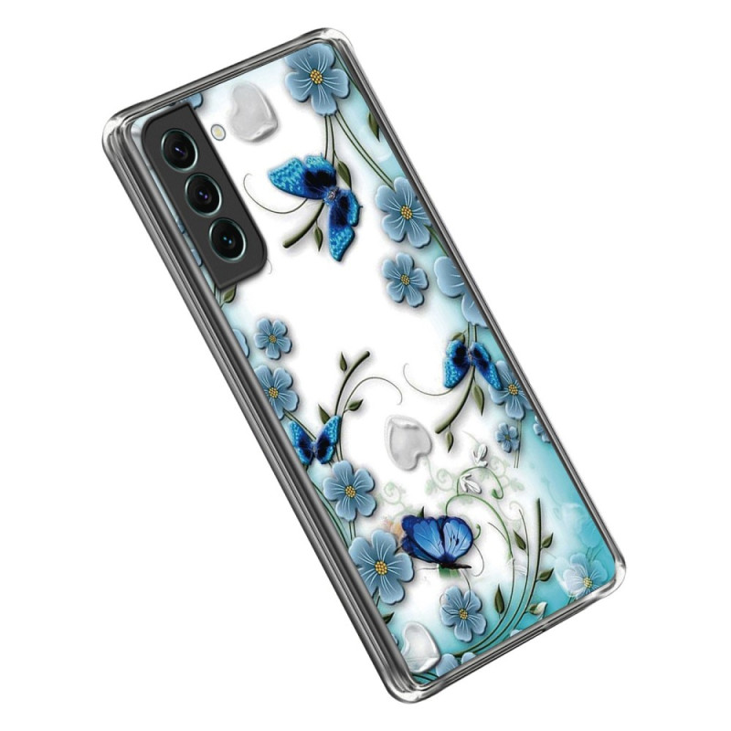 Coque Samsung Galaxy S23 Plus 5G Transparente Fleurs