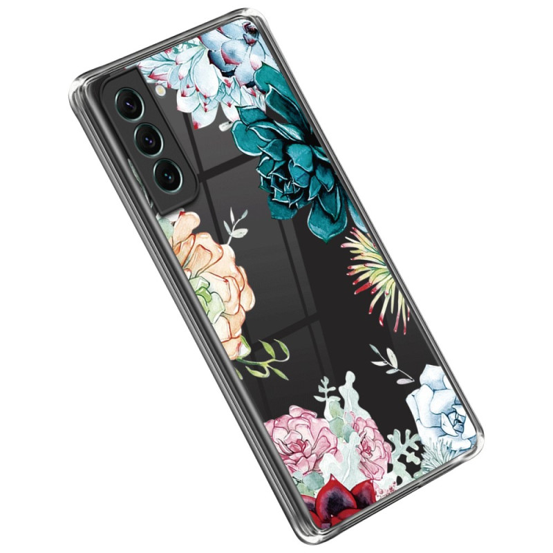 Coque Samsung Galaxy S23 Plus 5G Transparente Bouquet de Fleurs