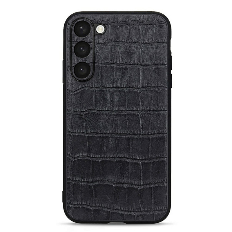 Coque Samsung Galaxy S23 Plus 5G Véritable Cuir Style Crocodile