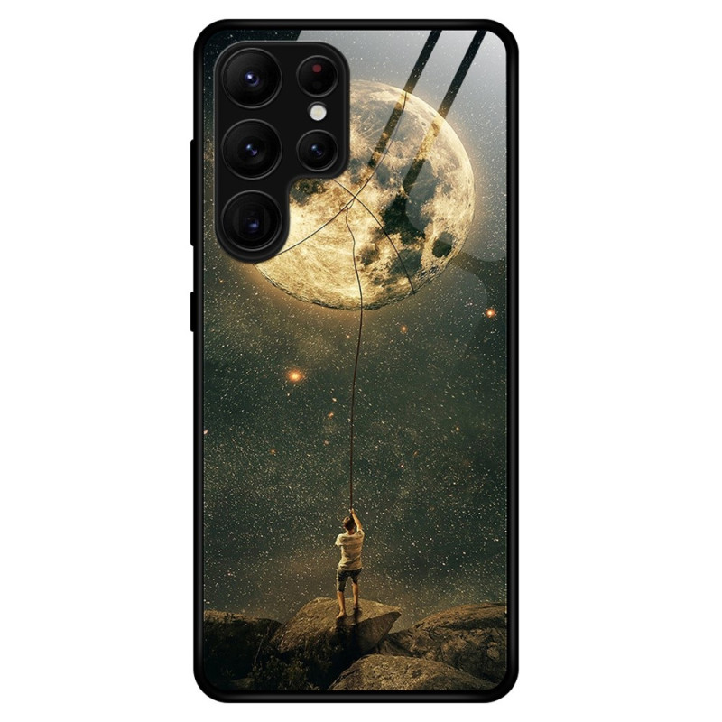 CoqueSamsung Galaxy S23 Ultra 5G Verre Trempé l'Homme à la Lune