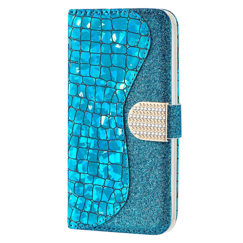 Housse Samsung Galaxy S23 Ultra 5G Croco Diamants