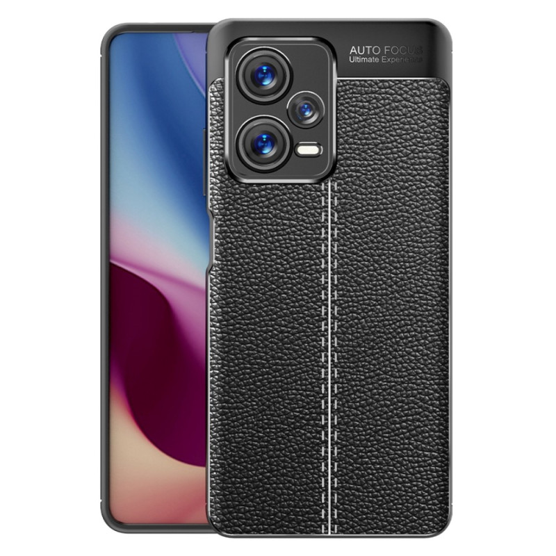 Coque Xiaomi Redmi Note 12 Pro Plus Effet Cuir Litchi Double Line