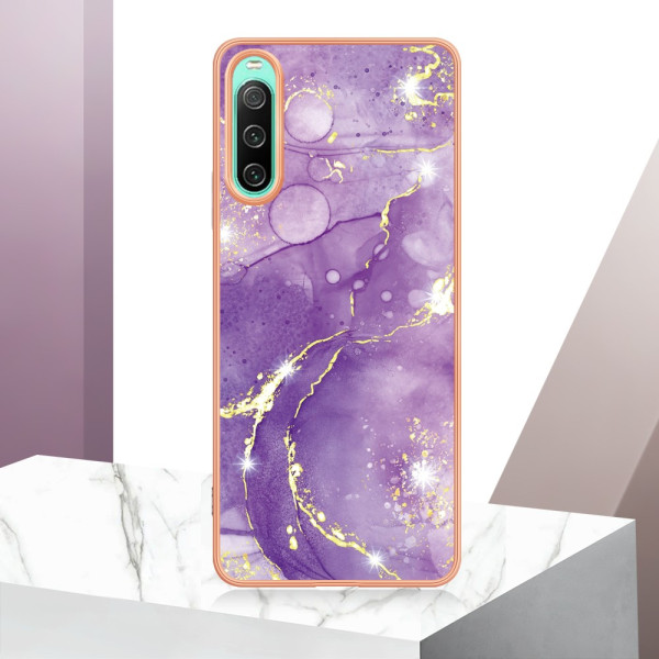 Coque Sony Xperia 10 IV Marbre Coloré