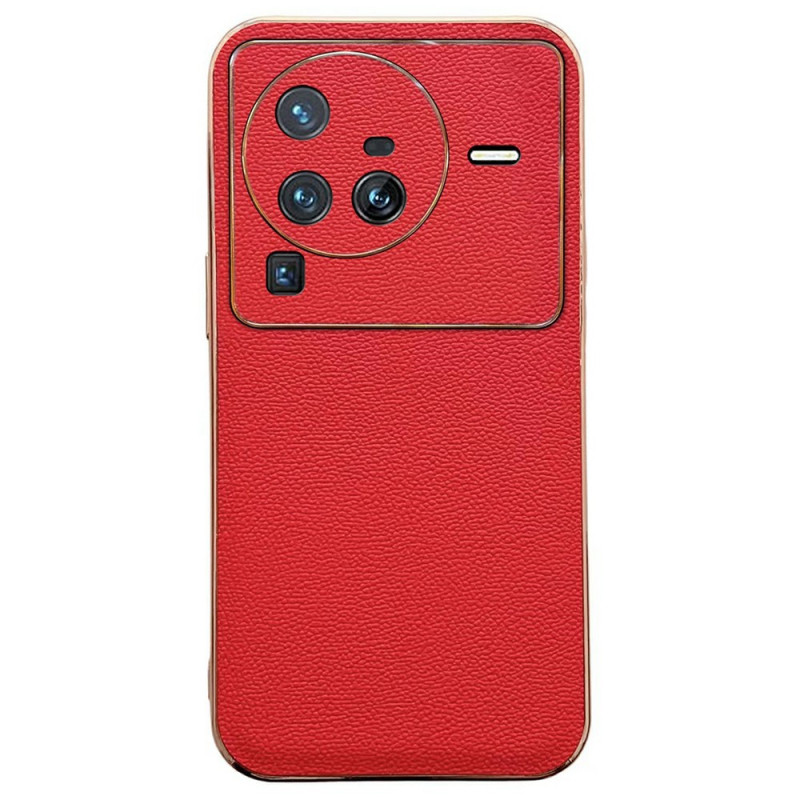 Coque Vivo X80 Pro Véritable Cuir Color