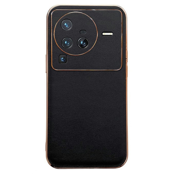 Coque Vivo X80 Pro Véritable Cuir Élégance