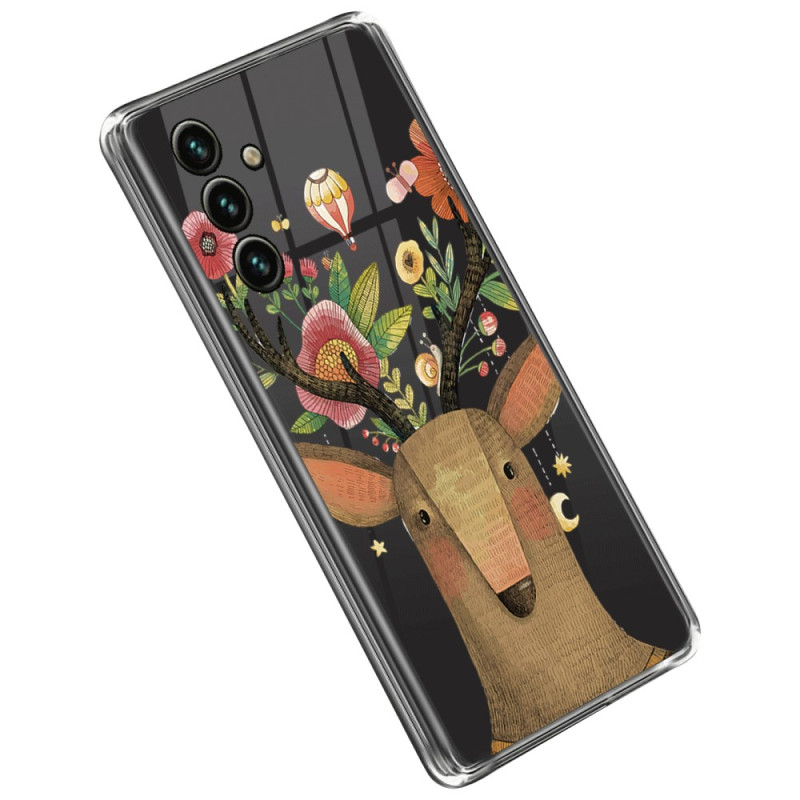 Coque Samsung Galaxy A14 5G / A14 Transparente Cerf Tribal