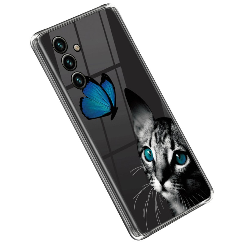 Coque Samsung Galaxy A14 5G / A14 Chat et Papillon