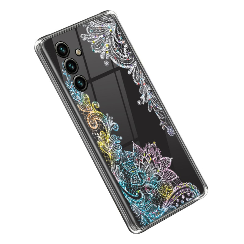 Coque Samsung Galaxy A14 5G / A14 Transparente Dentelle Mandala