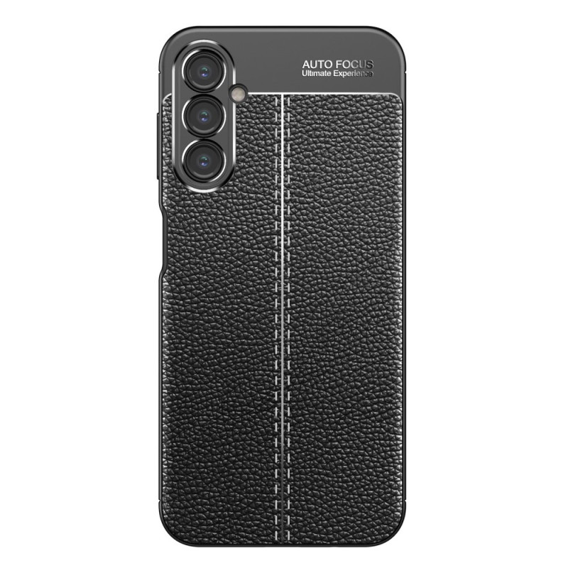 Coque Samsung Galaxy A14 5G / A14 Effet Cuir Litchi Double Line