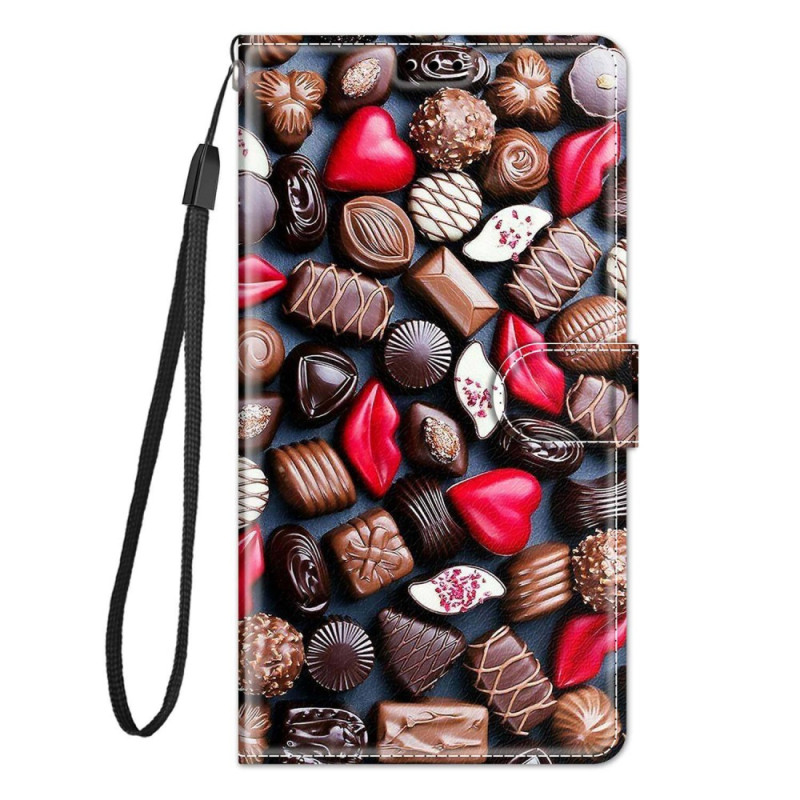 Housse Xiaomi 12 / 12X / 12S Chocolats à Lanière