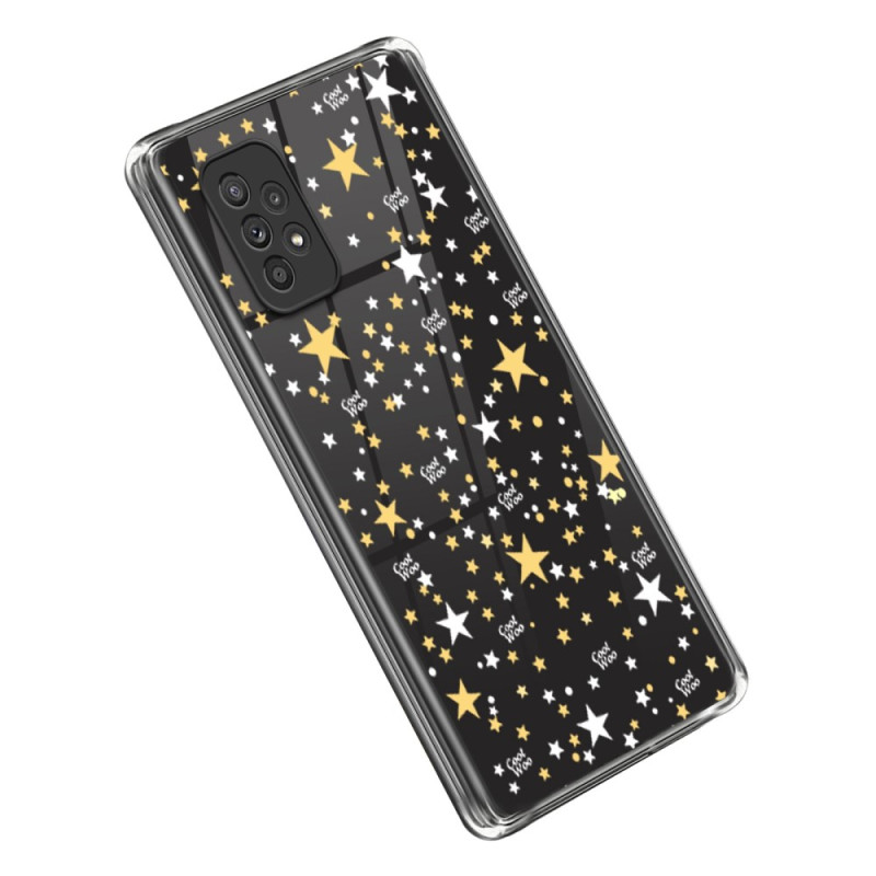 Coque Samsung Galaxy A53 5G Transparente Étoiles / Coeurs