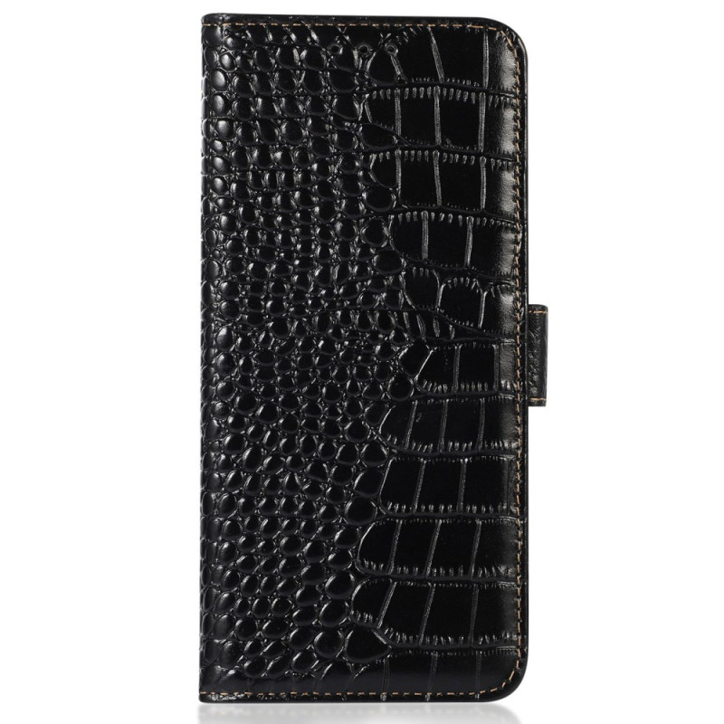 Housse Honor Magic 5 Lite Style Crocodile RFID