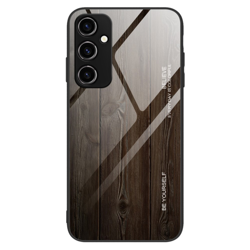 Coque Samsung Galaxy A34 5G Verre Trempé Design Bois